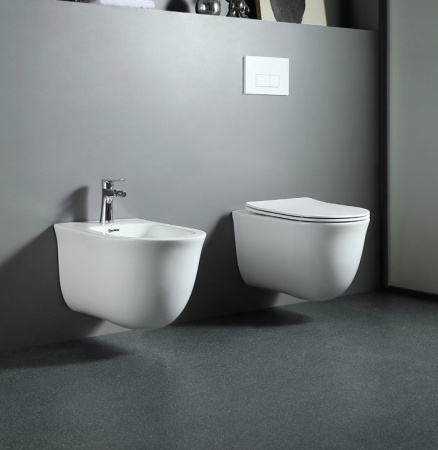 Биде подвесное Aquatek КЛАССИК 365*340 мм 49 см