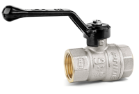 Кран шаровой латунный LD Pride 47.301 DN 40 PN 25, внутренняя-внутренняя резьба, рукоятка-рычаг