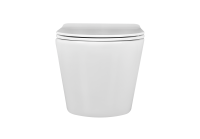 Унитаз подвесной безободковый Aquatek ВЕГА 525*360*320 с сиденьем Soft Close белый