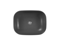 Раковина накладная Aquatek 560*420*140мм серый матовый