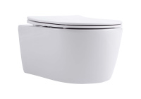 Унитаз подвесной безободковый Aquatek ЕВРОПА 525*360*260 с сиденьем Soft Close