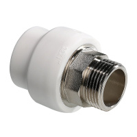 Фитинг PPR Valtec под ключ с переходом на наружную резьбу 75 мм х 2 1/2"