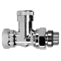 Набор термостатический Royal Thermo Design 1/2" Click Хром с термоголовкой Design Хром прямой