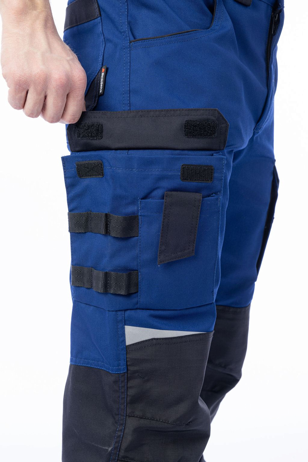 Брюки Brodeks KS302 синий/черный