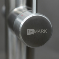 Смеситель Lemark Expert LM5083S для кухни с подключением к фильтру с питьевой водой Сталь/Белый