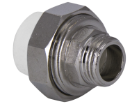 Муфта PPR комбинированная Tebo разъемная наружняя резьба 25x1/2"