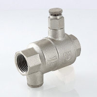 Обратный клапан Valtec с дренажем и воздухоотводчиком 1 1/4"