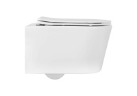 Унитаз подвесной безободковый Aquatek ОБЕРОН AQ1365T-00 531*360*344 с сиденьем Soft Close