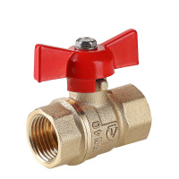 Кран шаровой Valtec Стандарт без покрытия с ручкой-бабочкой и внутренней резьбой 3/4"