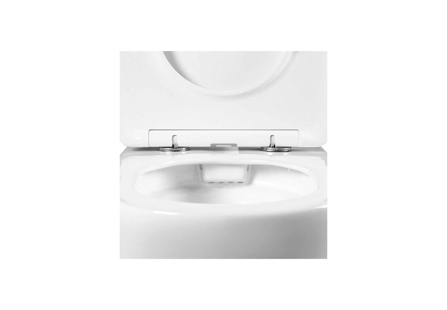 Унитаз подвесной безободковый Aquatek ОБЕРОН AQ1363W-00 531*360*344 с сиденьем Soft Close