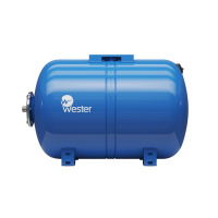 Гидроаккумулятор горизонтальный WESTER WAO 50л Т 25 бар