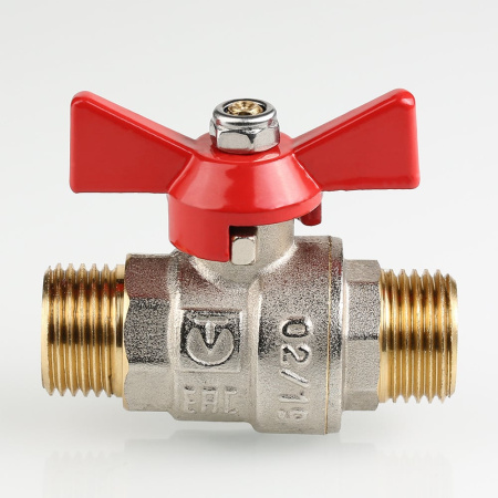 Кран шаровой Valtec Base с ручкой-бабочкой и наружной резьбой 3/4"