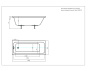 Акриловая прямоугольная ванна Aquatek Eco-Friendly Мия 70 без фронтального экрана, без гидромассажа, без опоры(каркаса) 180 см