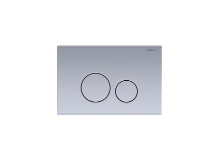 Панель смыва для инсталляции Aquatek клавиши круглые нержавеющая сталь