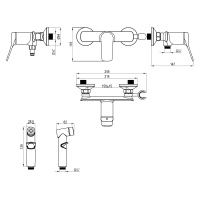 Смеситель Lemark Ortus LM11318C с гигиеническим душем