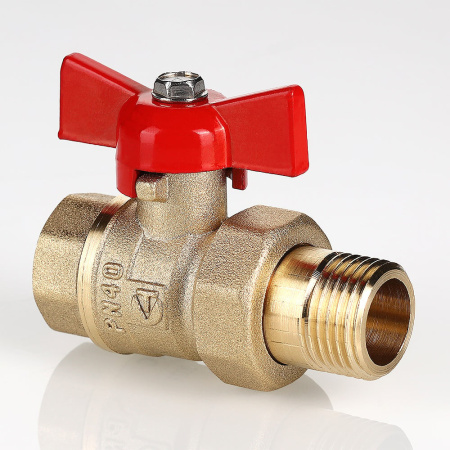 Кран шаровой Valtec Стандарт без покрытия с полусгоном 1/2"