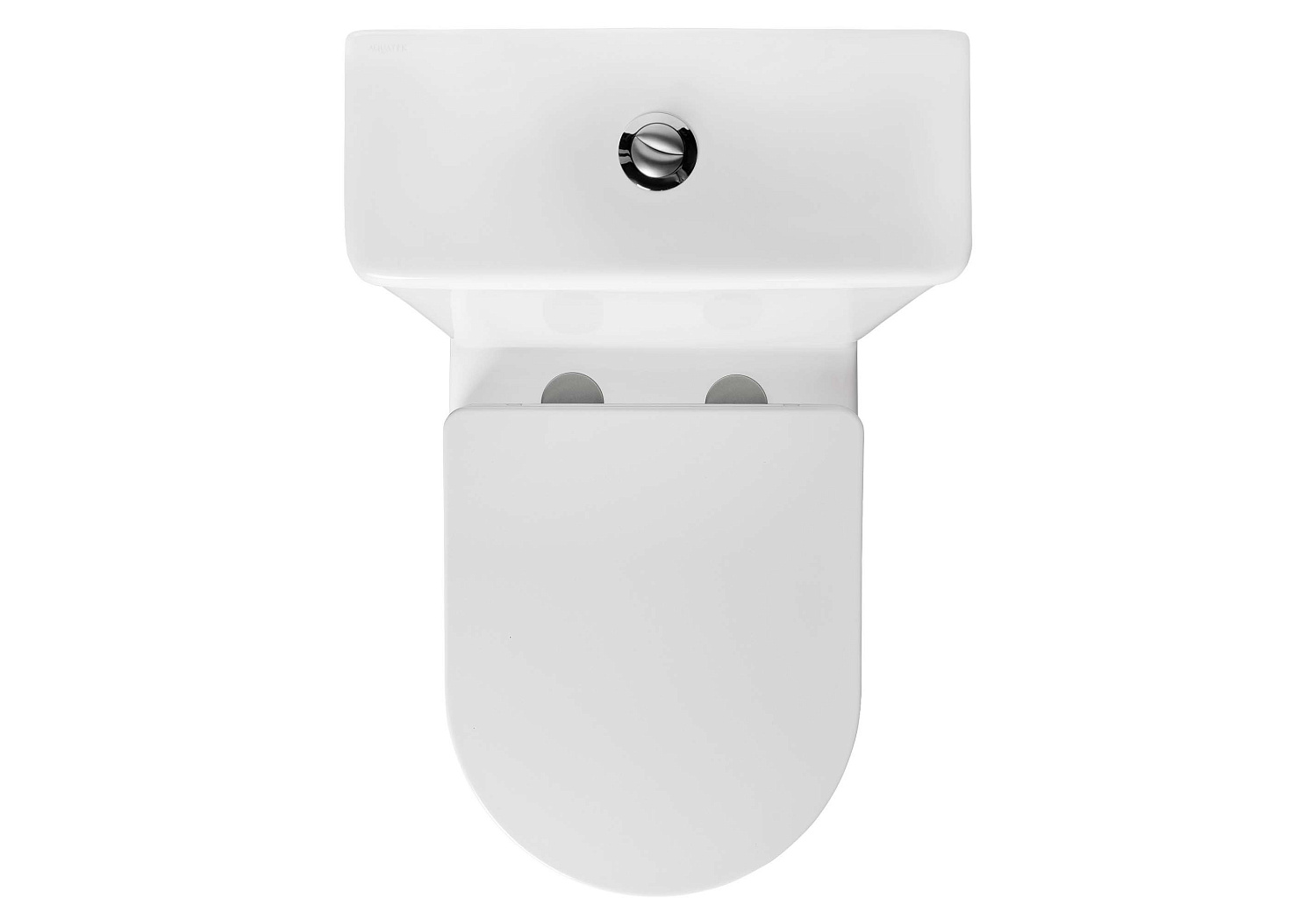 Унитаз-компакт напольный с бачком Aquatek ЕВРОПА с сиденьем Soft Close смыв торнадо