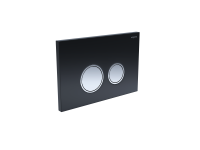 Панель смыва для инсталляции Aquatek клавиша круглая ободок хром