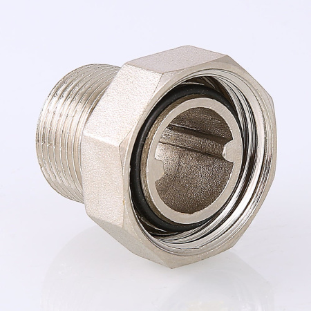 Полусгон резьбовой Valtec с накидной гайкой 1/2"