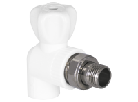 Кран шаровой PPR Tebo для радиаторов угловой 1v 25x3/4"