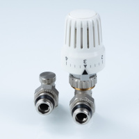 Комплект терморегулирующего оборудования Valtec для радиатора угловой 1/2"