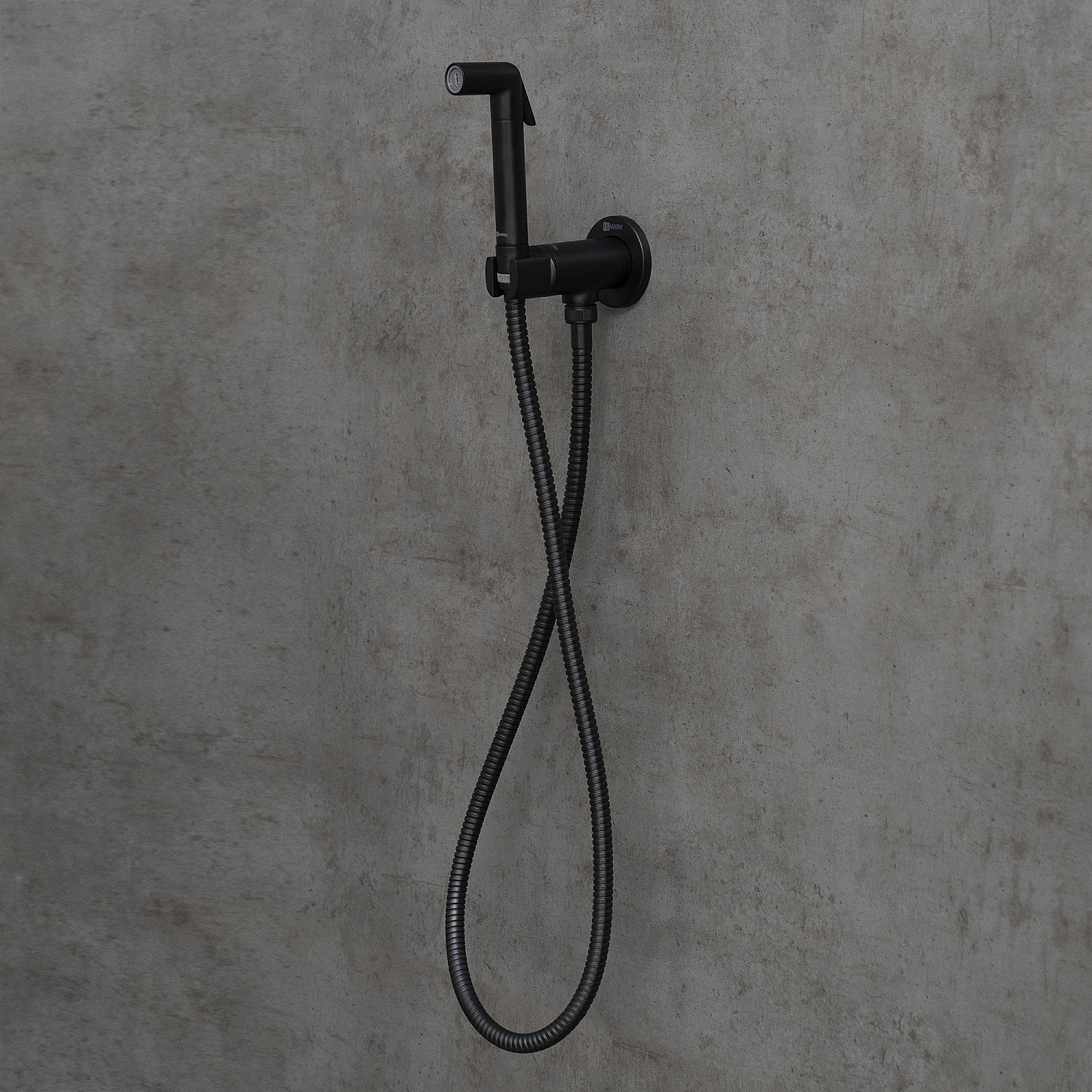 Смеситель Lemark Solo LM7171BL с гигиеническим душем встраиваемый