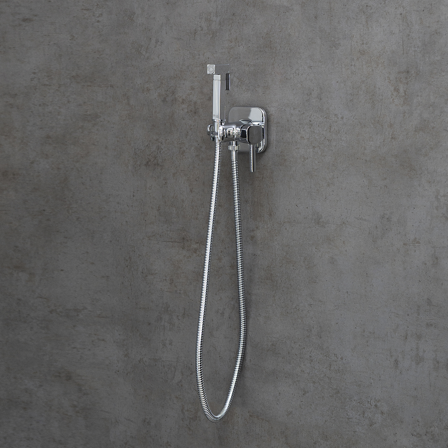 Смеситель Lemark Solo LM7173C с гигиеническим душем встраиваемый