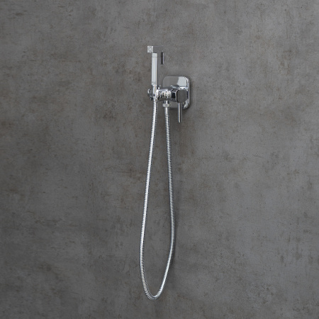 Смеситель Lemark Solo LM7173C с гигиеническим душем встраиваемый