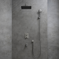 Смеситель Lemark Bronx LM3742GM для ванны и душа термостатический встраиваемый