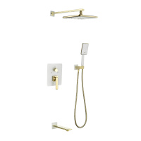 Смеситель Lemark Mista LM6422WG для ванны и душа встраиваемый