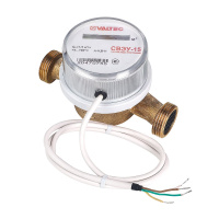 Водосчетчик Valtec электронный универсальный без сгонов 1/2", 110 мм, RS-485